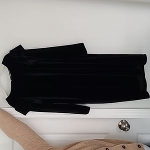 Crewcuts black velvet-like dress, size 12
